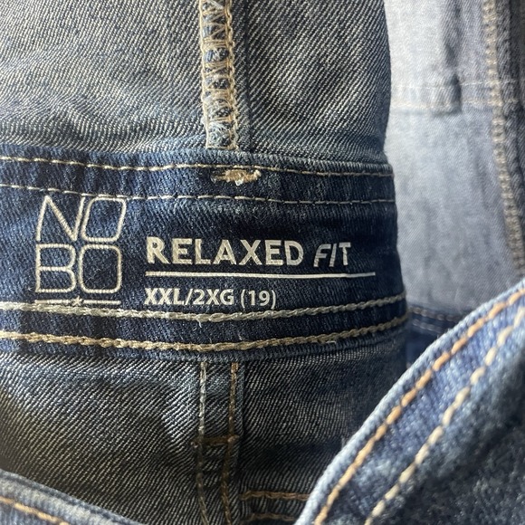 No Boundaries  Blue Jeans Denim‎ Overalls Women's Size 2XL XXL (19) - Picture 3 of 4